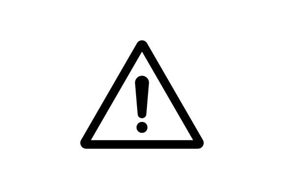Attention Sign Icon: A Solid Graphic Design Asset for Digital Sellers