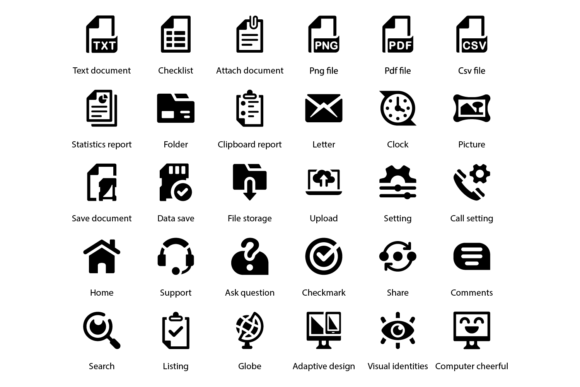 Basic and Universal Icons for Graphics: A Seller’s Review