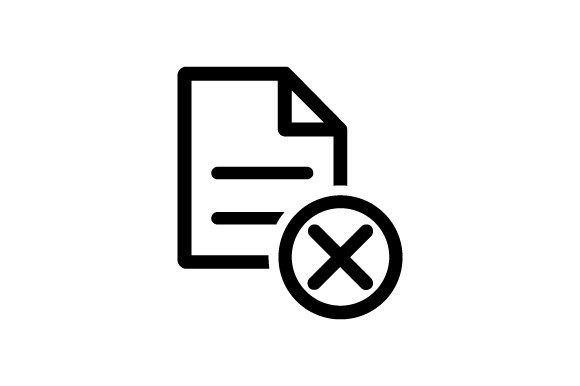 Business Agreement Cancellation Icon: A Practical Graphic Design Asset for Crafters