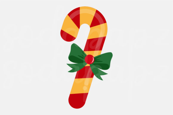 Classic Christmas - Christmas Cane: A Graphic Design Asset for Holiday Branding