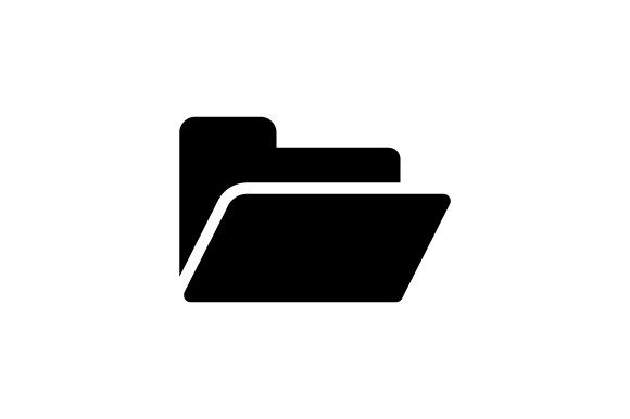 Folder Office Supply Icon: A Must-Have Graphic Design Asset for Content Creators