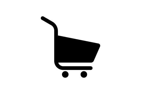 Shopping Cart Icon for Handmade and Graphic Design Projects