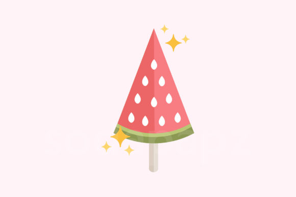 Sweet Deluxe - Watermelon Popsicle Icon Review for Real Projects