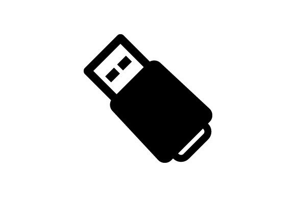 USB Pen Drive Icon: A Versatile Graphic for Handmade and Digital Designs